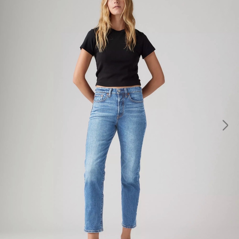 Levi's Women's Straight Leg Jeans - Dark Blue